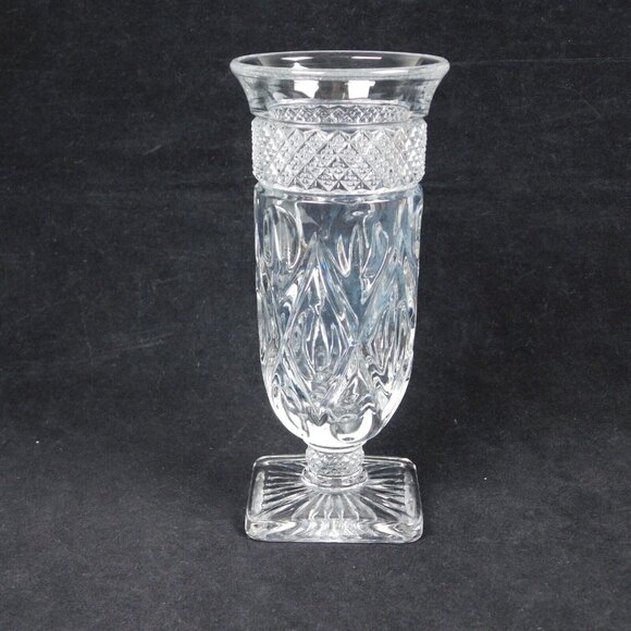 2 Imperial Glass Cape Cod Clear Parfait Glasses Footed Dessert Ice Cream Vintage - Picture 5 of 12